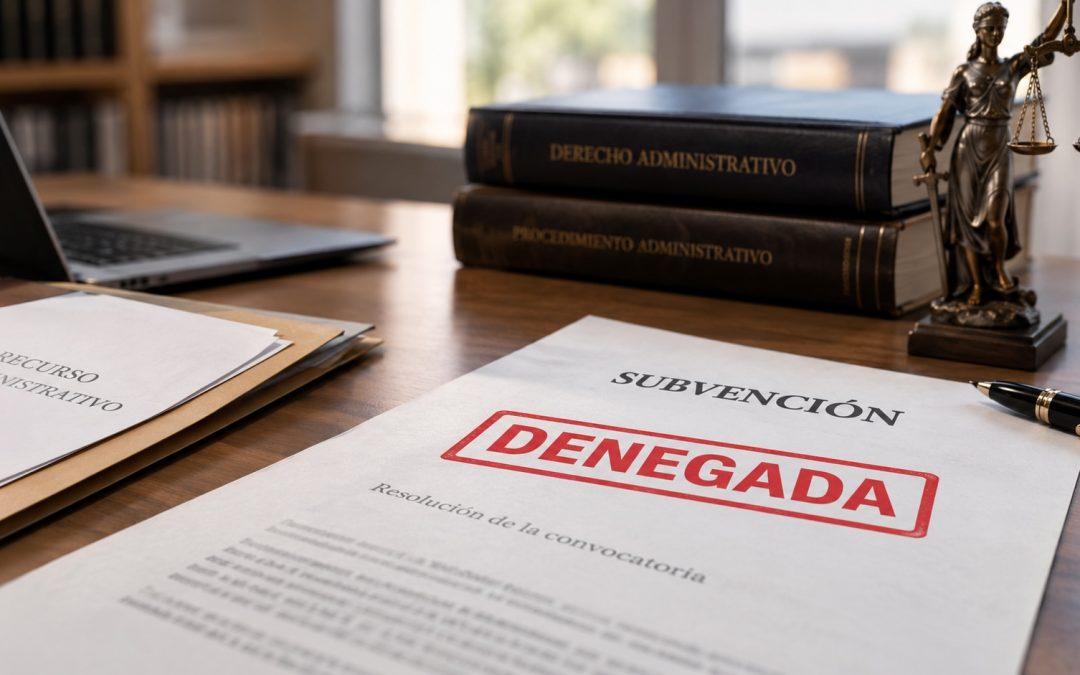 Subvención denegada cuando parecía concedida: cómo recurrir y cuándo puede ganar